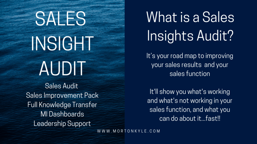 Sales Audit - A sales audit can provide direction, certainty and strategy for an ambitious sales leadership and management team, building transparency and accountability into every part of the sales process | Sales Performance Audit