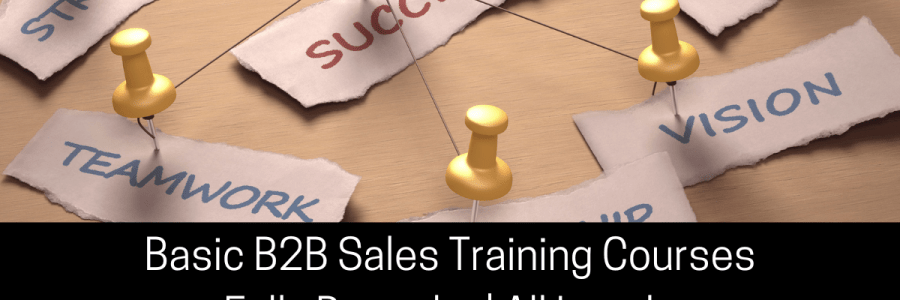 BASIC B2B SALES TRAINING COURSE – Being Brilliant at the Sales Basics