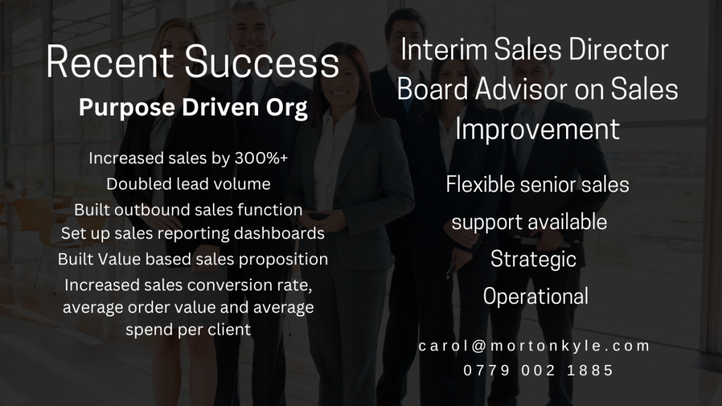 Morton Kyle - Sales Improvement, Sales Coaching, Sales Training, Sales Audits