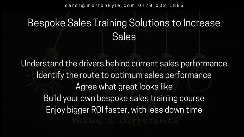 Sales Training - Mindset, Skills, Ambition, Passion