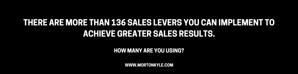 Sales Tracker - unlock the 136 sales levers for sales improvement. Sales forecasting for growth