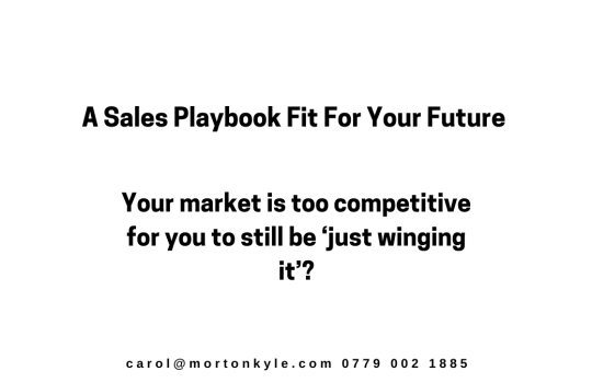 Growth and Why Your Business Needs a Sales Playbook Now