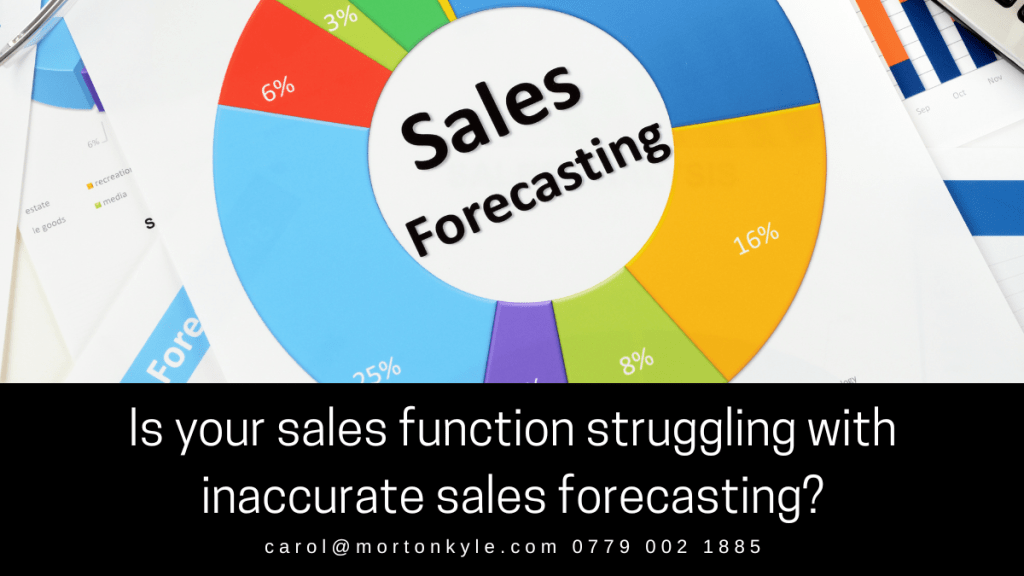 sales forecasts hold the key to sales improvement